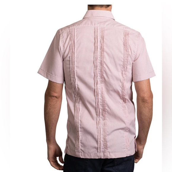 NWT San Cristobal Classic Guayabera, Burnt Orange, XL - Picture 3 of 14